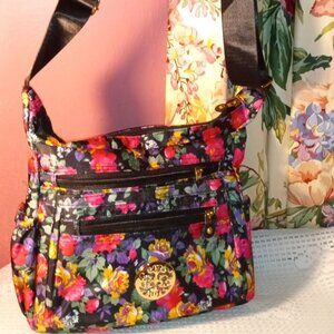 COLORFUL CROSSBODY FLORAL HANDBAG OF BEAUTY